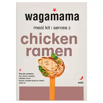 Tesco wagamama chicken ramen meal kit 150g offer