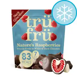 Tesco trüfrü Raspberry White & Dark Chocolate 200g offer