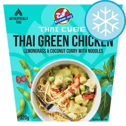 Tesco Kitchen Joy Thai Green Chicken Lemongrass & Coconut Curry with Noodles 320g offer