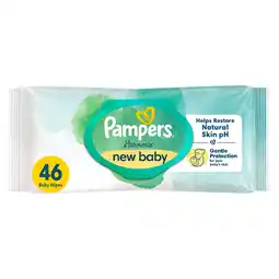 Tesco Pampers Harmonie New Baby wipes 46 Pack offer