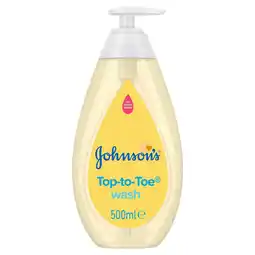 Tesco Johnson's Top-To-Toe Wash 500ml offer