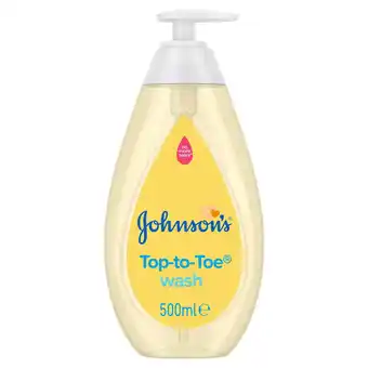Tesco Johnson's Top-To-Toe Wash 500ml offer