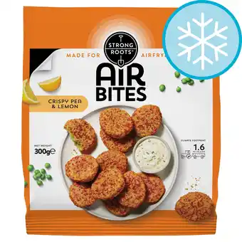 Tesco Strong Roots Air Bites Crispy Pea & Lemon 300g offer