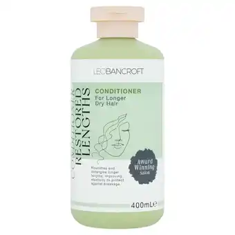 Tesco LEO BANCROFT CONDITIONER RESTORED LENGTHS 400ml offer