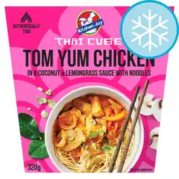 Tesco Kitchen Joy Tom Yum Chicken in a Coconut & Lemongrass Sauce with Noodles 320g offer