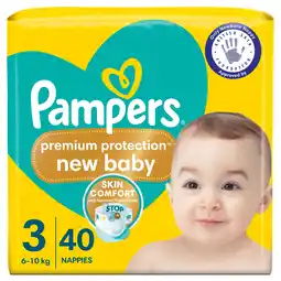 Tesco Pampers Premium Protection New Baby Size 3 40 Nappies offer