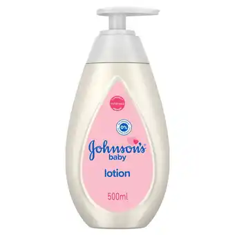 Tesco Johnson's Baby Lotion Everyday Use for Delicate Skin 500 ml offer