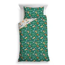 Tesco F&F Home Fun Jungle Duvet Set Single offer