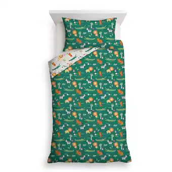 Tesco F&F Home Fun Jungle Duvet Set Single offer
