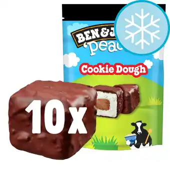 Tesco Ben & Jerry's Peaces Cookie Dough Ice Cream 10 Pack 160ml offer