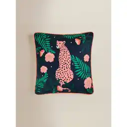 Asda George Home Garden Leopard Cushion offer