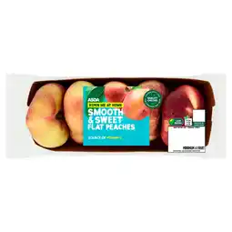 Asda ASDA 4 Smooth & Sweet Flat Peaches offer