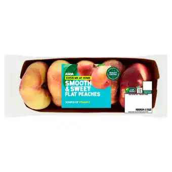 Asda ASDA 4 Smooth & Sweet Flat Peaches offer