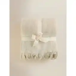 Asda George Home Natural Brushed Check Throw offer