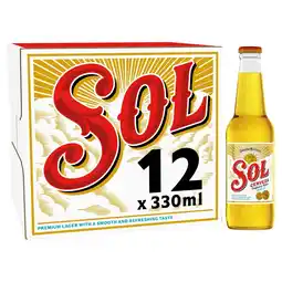 Morrisons Sol Lager 12x330ml offer