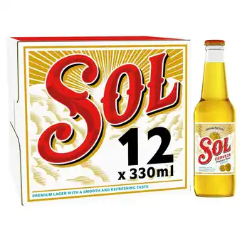 Morrisons Sol Lager 12x330ml offer