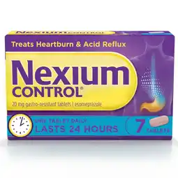 Morrisons Nexium Control Heartburn Relief Indigestion & Acid Reflux Tablets offer
