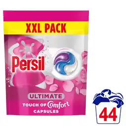 Tesco Persil Ultimate Touch of Comfort Laundry Washing Capsules 44 Washes 928g offer