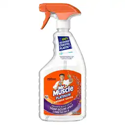 Tesco Mr Muscle Platinum Shower Shine 750Ml offer