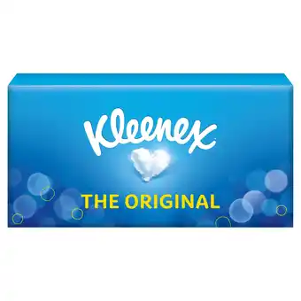 Tesco Kleenex Original Box Tissues 64 Sheets offer