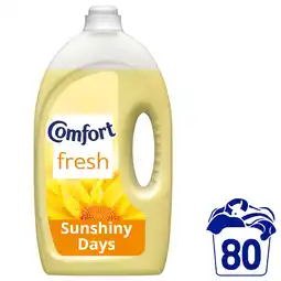 Tesco Comfort Fabric Conditioner Sunshiny Days 80 Washes 2400ml offer