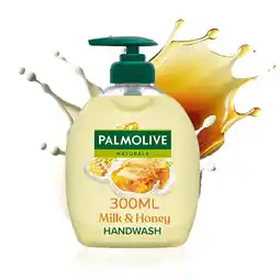Tesco Palmolive Naturals Handwash - Milk & Honey 300ml offer