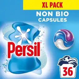 Tesco Persil Non Bio 3 in 1 Sensitive Laundry Washing Detergent Capsules 36 Washes 759.6g offer