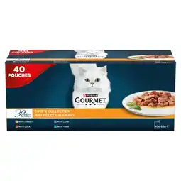Tesco Gourmet Perle Cat Food Chef Collection 40X85g offer