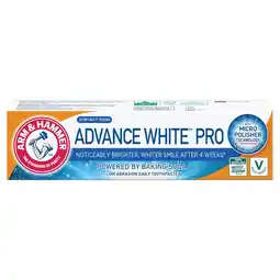 Tesco Arm & Hammer Advanced White Pro Toothpaste 75Ml offer