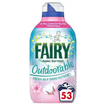 Tesco Fairy Outdoorable Fabric Conditioner Cherry Blossom & Nordic Cotton 53 Washes 742ml offer