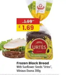 MyMINIMIX Frozen Black Bread With Sunflower Seeds "Urtes", Vilniaus Duona offer