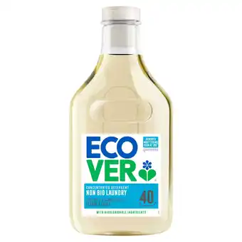Tesco Ecover Non Bio Concentrated Laundry Liquid 1.43Litre 40 Wash offer