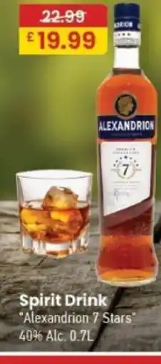 MyMINIMIX Spirit Drink "Alexandrion 7 Stars" 40% Alc. offer