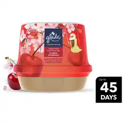 Tesco Glade Bathroom Gel Frosted Floral Cherries 180g offer