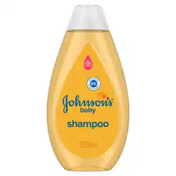 Tesco Johnson's Baby Shampoo Without Dyes Sulphates & Soap 500 ml offer