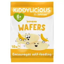 Tesco Kiddylicious Wafers Banana 40G offer