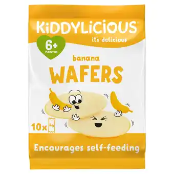 Tesco Kiddylicious Wafers Banana 40G offer
