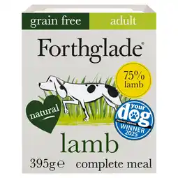 Tesco Forthglade Grain Free Adult Lamb & Vegetable 395G offer