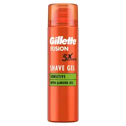 Tesco Gillette Fusion 5 Ultra Sensitive Shaving Gel 200Ml offer