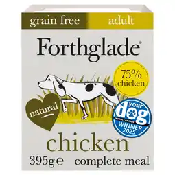 Tesco Forthglade Complete Chicken Butternut Vegetable 395G offer