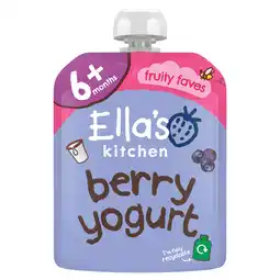 Tesco Ella's Kitchen Greek Yogurt Berry 90G offer
