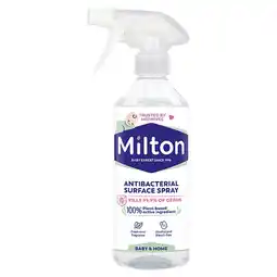 Tesco Milton Antibacterial Surface Spray 500Ml offer
