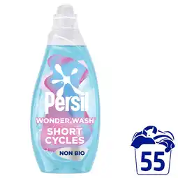Tesco Persil Wonder Wash Sensitive Non Bio Laundry Detergent 55 Washes 1485ml offer