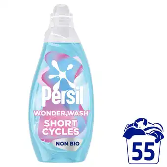 Tesco Persil Wonder Wash Sensitive Non Bio Laundry Detergent 55 Washes 1485ml offer