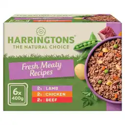 Tesco Harringtons Meaty Selection Box 6X400g offer