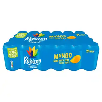 Tesco Rubicon Sparkling Mango 24 X 330Ml offer