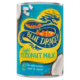 Tesco Blue Dragon Light Coconut Milk 400ml offer
