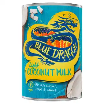 Tesco Blue Dragon Light Coconut Milk 400ml offer