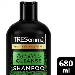 Tesco Tresemme Replenish & Cleanse Shampoo 680ml offer