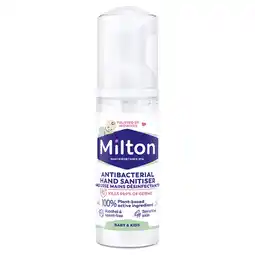 Tesco Milton Antibacterial Hand Sanitiser 50Ml offer
